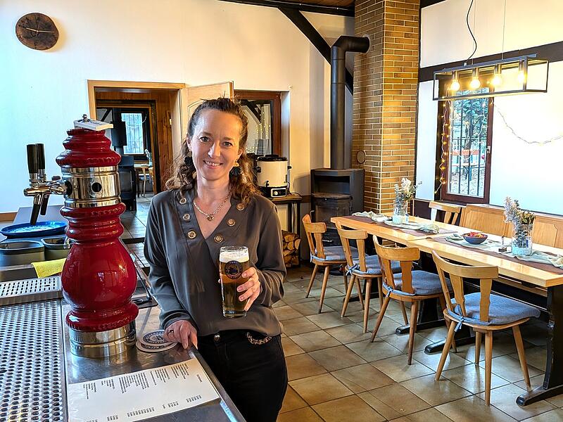 Caroline Reich ist die neue Wirtin im Felsenkeller in Baunach