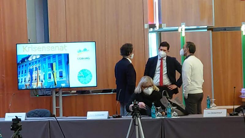 In Corona-Zeiten wurden die Stadtratssitzungen ins Internet gestreamt. Der Stadtrat tagte damals im Kongresshaus (Aufnahme aus dem Januar 2021). In Corona-Zeiten wurden die Stadtratssitzungen ins Internet gestreamt. Der Stadtrat tagte damals im Kongresshaus (Aufnahme aus dem Januar 2021).