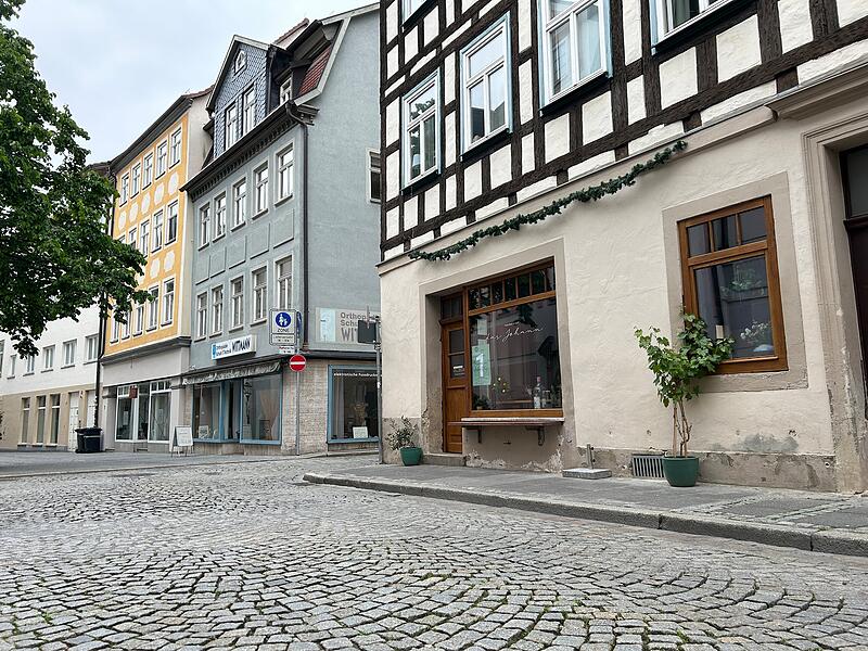 Große Johannisgasse in Coburg