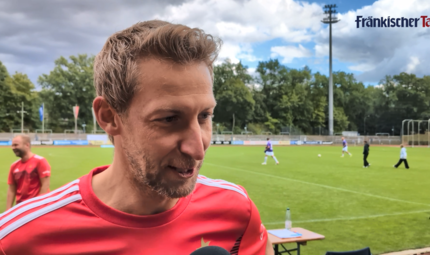 Auch der Ex-Profi Stefan Kie&szlig;ling hat sich beim Bamberger Benefizspiel Zeit f&uuml;r ein Interview genommen.