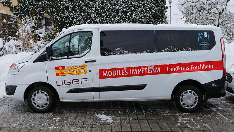 In Affalterthal wurde bereits mobil geimpft.Forchheim & Fränkische Schweiz