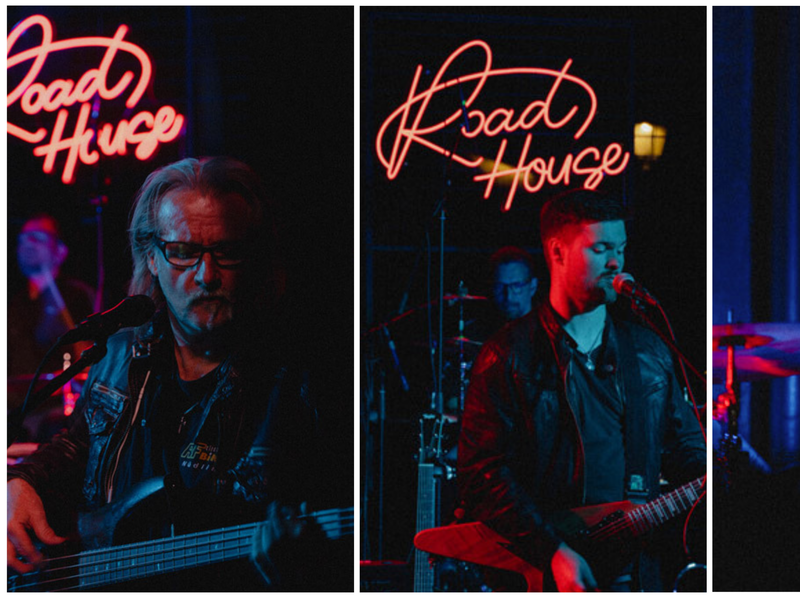 Die Band Roadhouse besteht aus (v.l.) Frank und Patrick R&ouml;hlich sowie Patrick Ehrenberg.