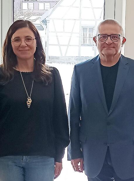 Förderung für den FSV Leutenbach: Ulrike Götz und Reinhardt Weber. Förderung für den FSV Leutenbach: Ulrike Götz und Reinhardt Weber.