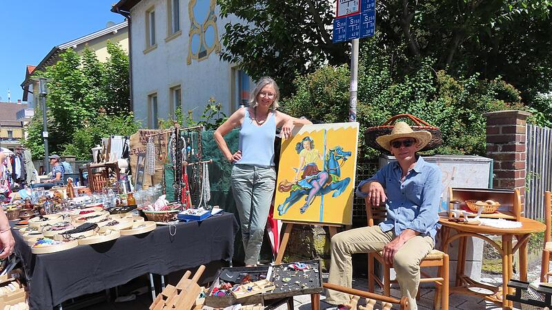 Zusätzlich zum verkaufsoffenen Sonntag fand ein Flohmarkt statt.