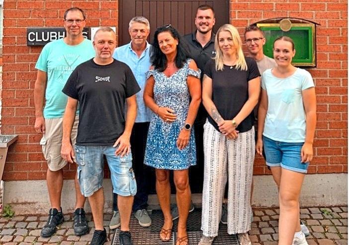 Der neu gewählte Vorstand des TC 69 Hammelburg. Lukas Heid Der neu gewählte Vorstand des TC 69 Hammelburg. Lukas Heid