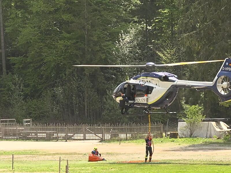 Waldbrand am Saur&uuml;sselkopf - L&ouml;scheinsatz
