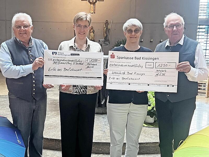 Auf dem Bild (von links): Dietmar Schmitt, Barbara Voll, Susan Stade und Otmar Lutz.
