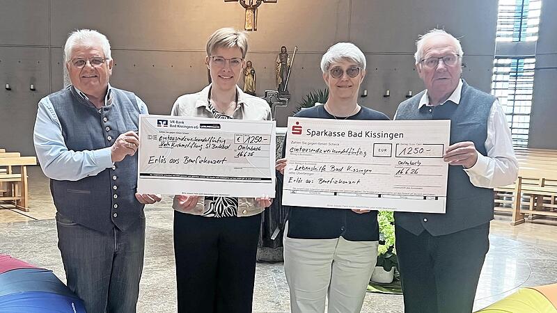 Auf dem Bild (von links): Dietmar Schmitt, Barbara Voll, Susan Stade und Otmar Lutz.