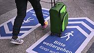 Wegweiser am Hauptbahnhof