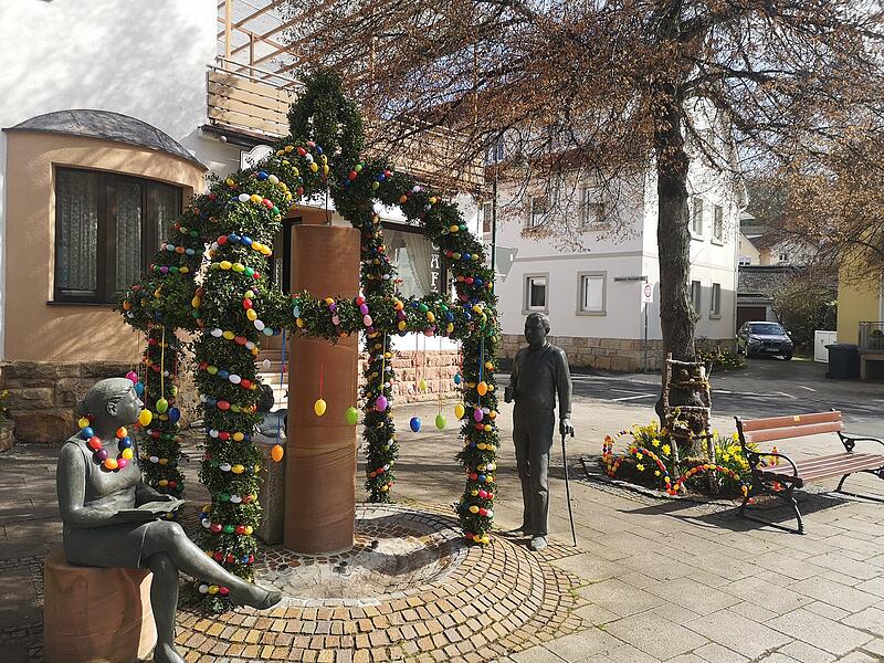 Osterbrunnen in Bad Bocklet