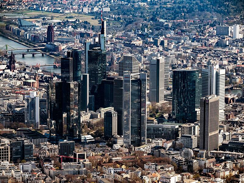 Bankenviertel in Frankfurt Bankenviertel in Frankfurt