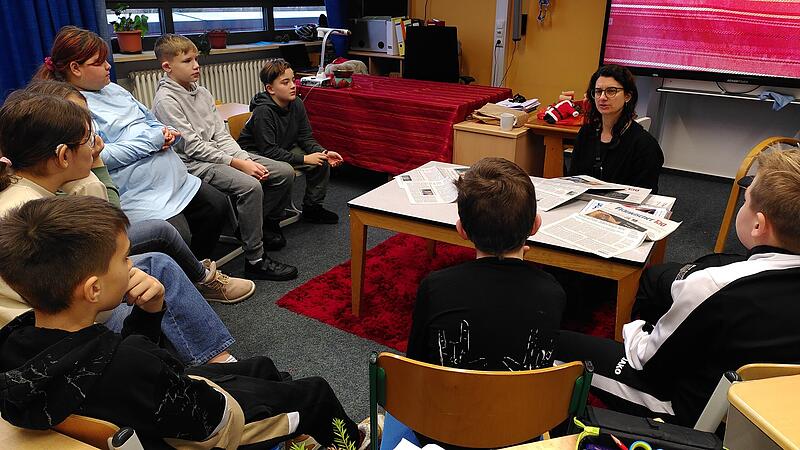 KLARTEXT!-Redakteurin Ann-Kathrin Th&ouml;nnes besuchte die 3. Klasse der Von-Lerchenfeld-Schule.