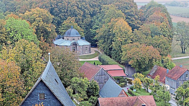 Blick vom Turm der Burg Zwernitz, Sanspareil.Egbert Haut Blick vom Turm der Burg Zwernitz, Sanspareil.Egbert Haut