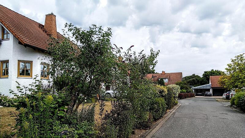 Blick in den Schubertweg in Neustadt.