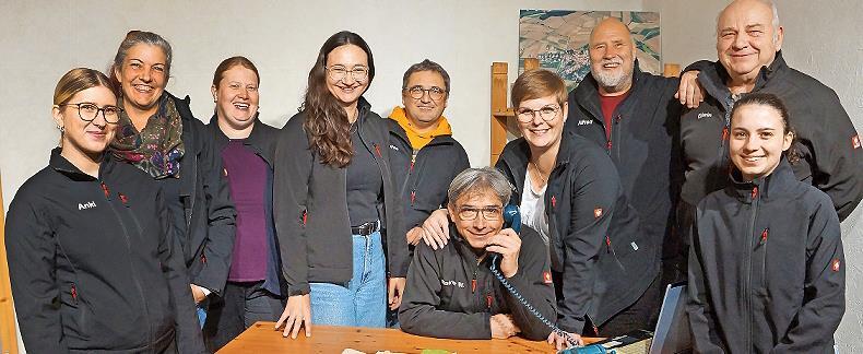 Ann-Katrin Heusinger,Stefanie Scherbel, Julia Albert, Stefanie Burger, Thorsten Niedt, Rainer Willinger, Johanna Schmitt, Alfred Helmerich, Edwin Krapf, Emma Willinger (von links). Es fehlen Florian Burkard und Thorsten Endres