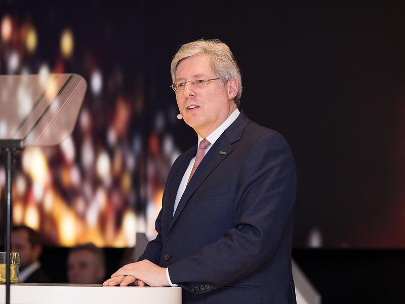 Georg F. W. Schaeffler, Familiengesellschafter und Aufsichtsratsvorsitzender der Schaeffler AG, hielt die Festrede.