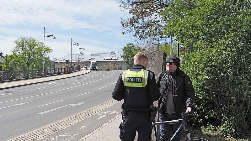 Fahrrad-Kontrolle in Coburg