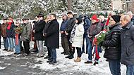 Rund 30 Teilnehmer waren zu der Gedenkfeier auf dem Hauptfriedhof gekommen.