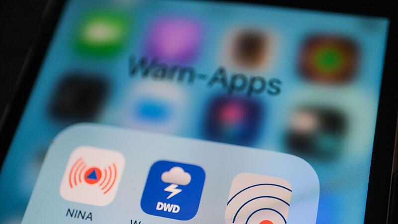 Warn-Apps auf dem Handy