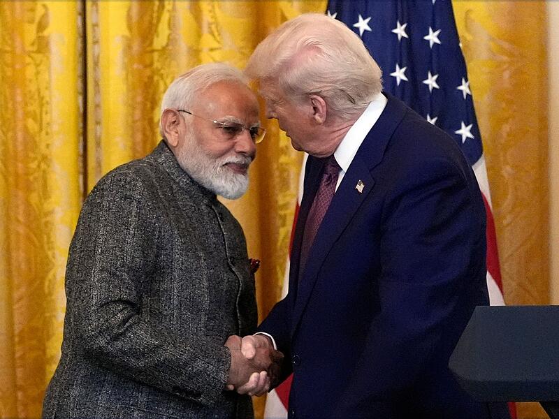 US-Pr&auml;sident Trump und Indiens Premierminister Modi