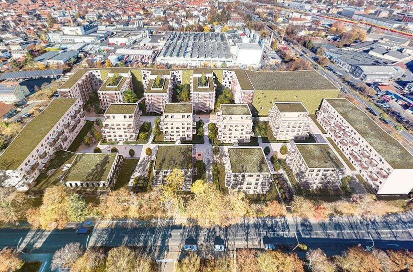 So h&auml;tte das geplante &bdquo;Philosophenviertel&ldquo; aussehen sollen. Ob es realisiert wird, erscheint nun wieder sehr fraglich.Forchheim & Fr&auml;nkische Schweiz