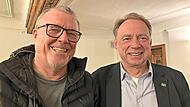Da hatten sie noch gut lachen: Gerhard Seitz (li.) im M&auml;rz 2023, kurz vor seiner erstmaligen Wahl zum CSU-Kreisvorsitzenden Bamberg-Stadt, und sein sp&auml;terer Stellvertreter Stefan Dotterweich.CSU Kreisverband Bamberg-Stadt