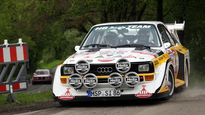 Die Herzen unz&auml;hliger Rallye-Fans werden bei der zehnten Auflage der &bdquo;Rallye Fr&auml;nkisches Weinland&ldquo; des AMSC Hammelburg am Samstag h&ouml;herschlagen. 100 Starter haben ihre Nennungen abgegeben und werden mit ihren bunt lackierten PS-Boliden (hier ein A...