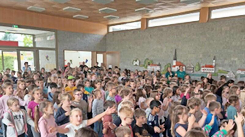 Musik gehört zum Schulalltag in der Grundschule Weisendorf.