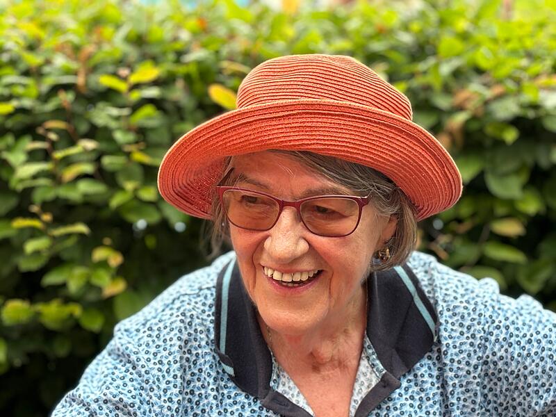 Heidi Schweidler aus Gr&auml;fenberg ist 81 Jahre alt und geh&ouml;rt zu den gl&uuml;hendsten Verfechtern der Freibadsanierung. Als 4-J&auml;hrige hat sie einst im Gr&auml;fenberger Freibad Schwimmen gelernt.
