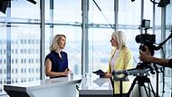 Sat.1-Sommerinterview mit Linken-Chefin Ines Schwerdtner Sat.1-Sommerinterview mit Linken-Chefin Ines Schwerdtner