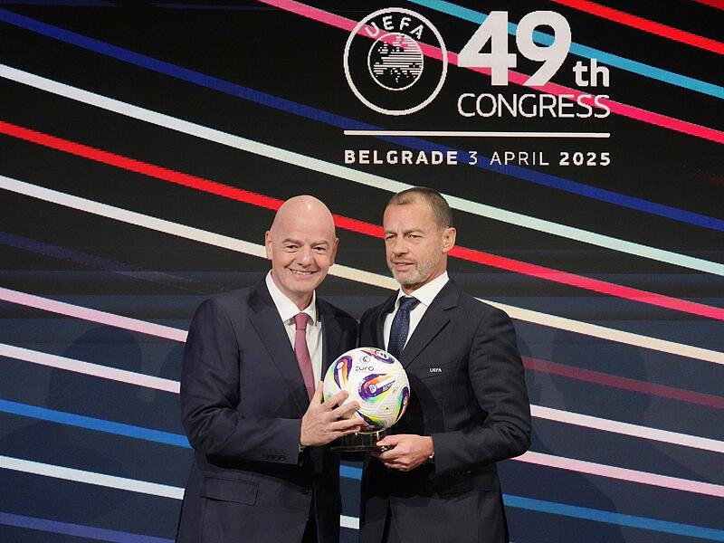 Aleksander Ceferin und Gianni Infantino Aleksander Ceferin und Gianni Infantino