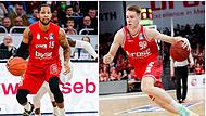 Zwei Ex-Bamberger, die mittlerweile in Patras ein starkes Forward-Duo bilden: Trevis Simpson (links) und Arnoldas Kulboka