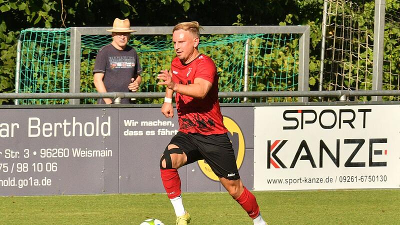 David Daumann erzielte das 1:0 für den FC Baiersdorf gegen Kronach. David Daumann erzielte das 1:0 für den FC Baiersdorf gegen Kronach.