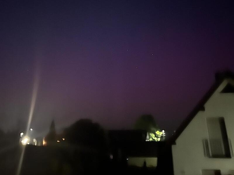 Polarlichter über Kronach 2024Polarlichter über Kronach