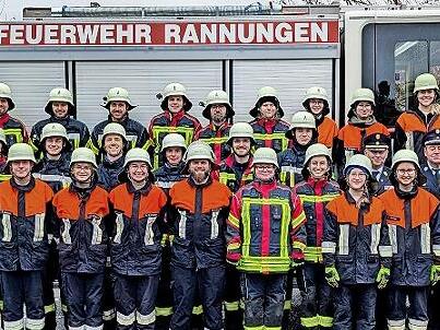 Leistungsprüfung bestanden: Unser Bild zeigt die Teilnehmerinnen und Teilnehmer der Freiwilligen Feuerwehr Rannungen.