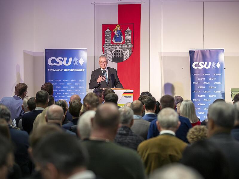 Zum politischen Rundumschlag geriet die Rede von Joachim Herrmann.