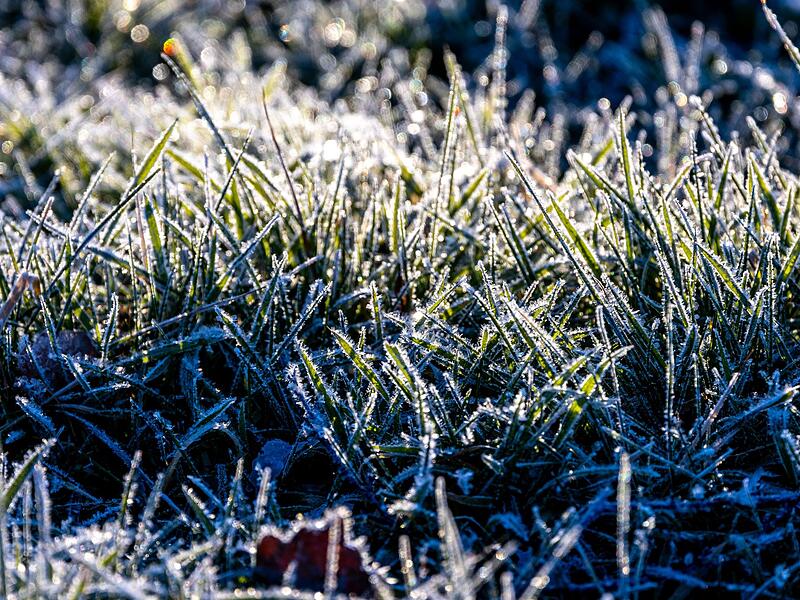 Frostiges Wetter in Norddeutschland