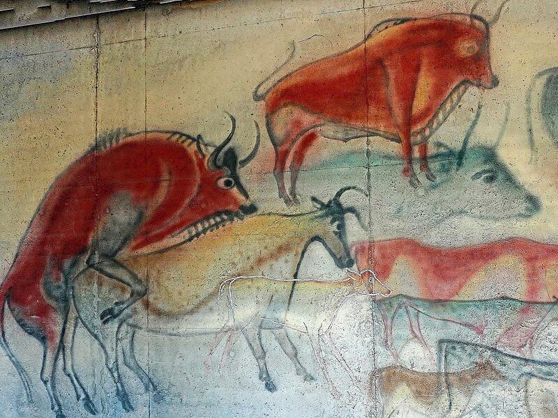 Die Bullen von Altamira – eines der Werke von Max Wild.Wolfgang Schoberth Die Bullen von Altamira – eines der Werke von Max Wild.Wolfgang Schoberth