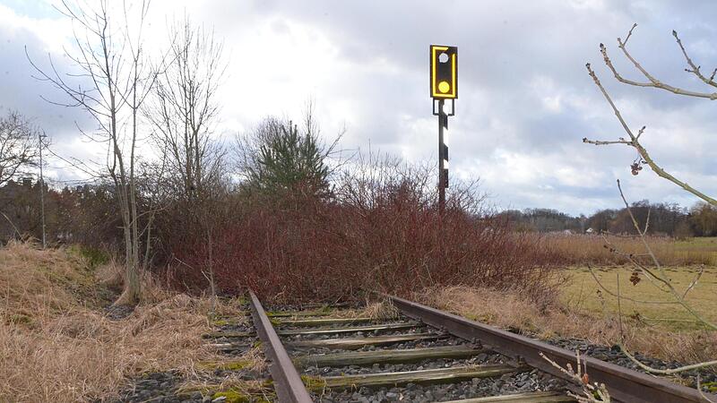Die seit Jahrzehnten still gelegte Trasse der Aurachtalbahn soll nicht reaktiviert werden.