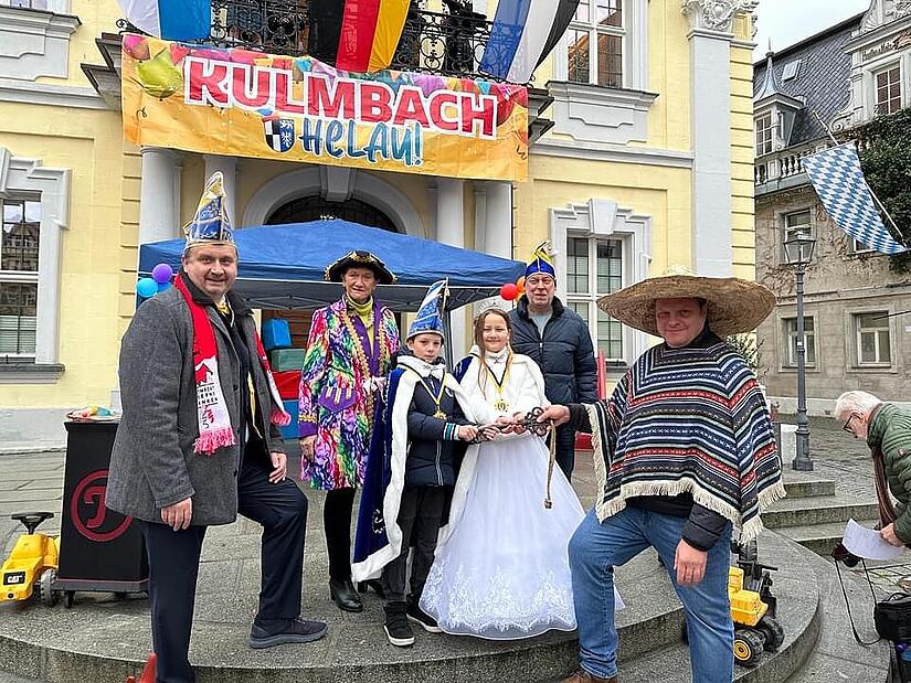 Narren erobern das Kulmbacher Rathaus