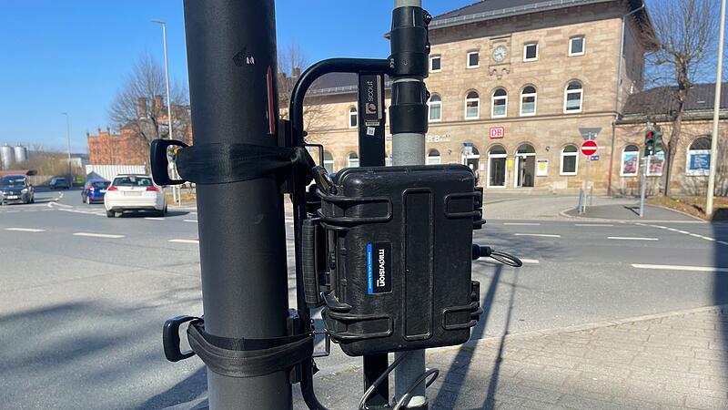 Verkehrsz&auml;hlung beim Bahnhof Kulmbach