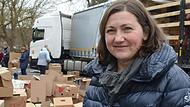 Bereits Anfang M&auml;rz organisierte Olena Albert aus Bad Kissingen zusammen mit anderen den ersten Hilfstransport, der von Rottershausen aus in die Ukraine startete.
