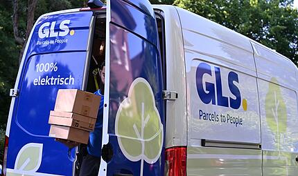 Paketbote von GLS