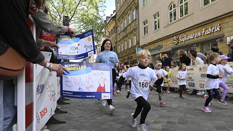 Die Kleinsten legten am Morgen los beim Weltkulturerbelauf: Die sch&ouml;nsten Impressionen vom Bambinilauf gibt es in der FT-Bildergalerie.