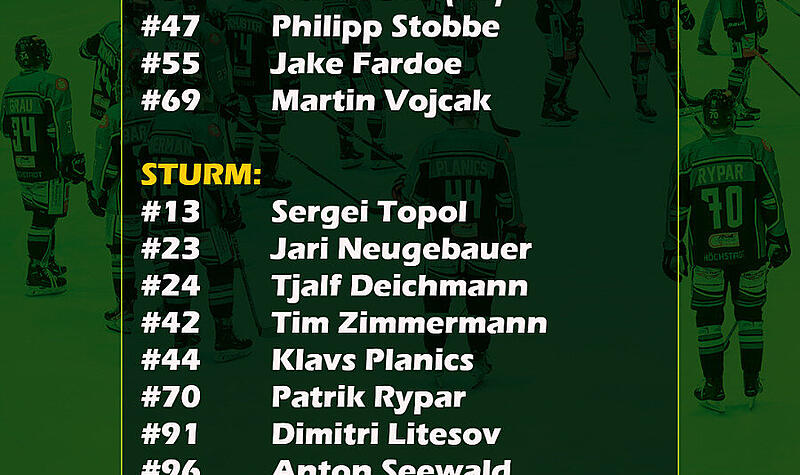 Höchstadt Alligators in Hannover: Aufstellung Spiel 1 Höchstadt Alligators in Hannover: Aufstellung Spiel 1