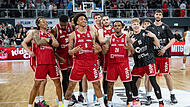 Die Baskets-Spieler hatten in der Saison 2025/2026 allen Grund zur Freude. Die Baskets-Spieler hatten in der Saison 2025/2026 allen Grund zur Freude.