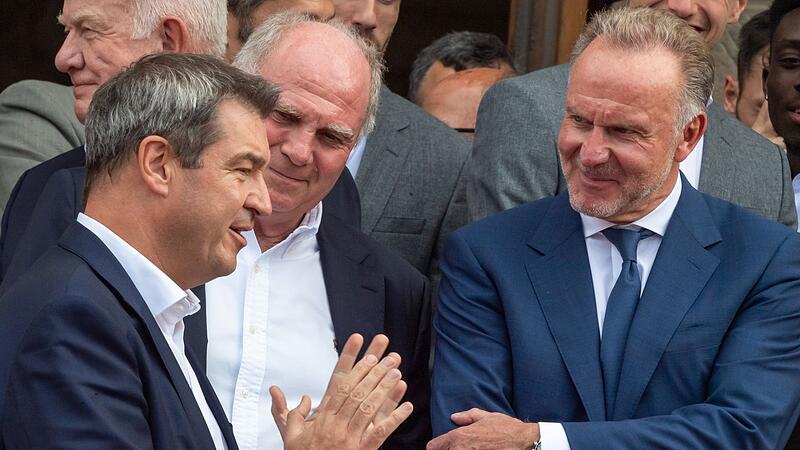 Ministerpräsident Söder empfängt FC Bayern München
