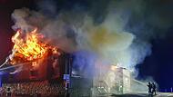 Brand der «Kissinger Hütte» Brand der «Kissinger Hütte»