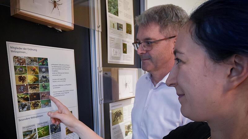 Thomas Scheibel und Charlotte Hopfe arbeiten am Lehrstuhl f&uuml;r Biomaterialien zusammen.