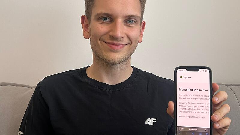 Der 23-j&auml;hrige Bamberger Student Wojciech Mandrysch setzt sich ehrenamtlich f&uuml;r den Verein Legmon ein. Das Ziel von Legmon: Chancengleichheit verwirklichen.